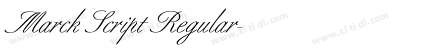 Marck Script Regular字体转换